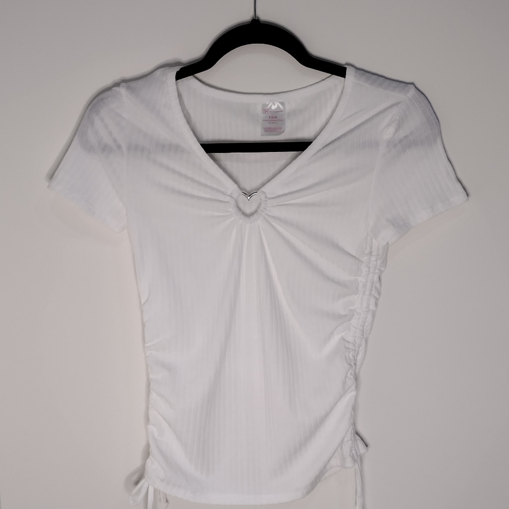 No Boundaries-  scrunch crop top (S)